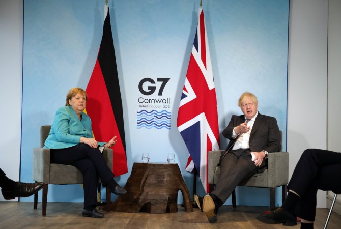 Johnson, Merkel Ve Ab Yetkilileriyle Görüştü