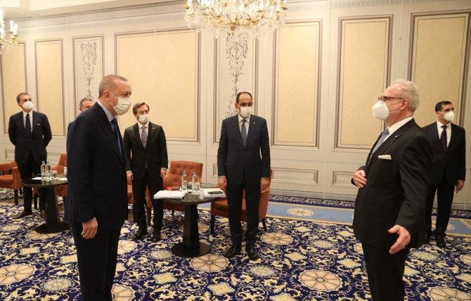 Cumhurbaşkanı Erdoğan, Letonya Cumhurbaşkanı Levits İle Görüştü