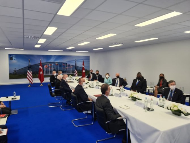 Erdoğan Ve Biden İlk Kez Brüksel’de Bir Araya Geldi