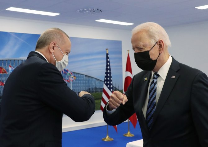 Erdoğan Ve Biden İlk Kez Brüksel’de Bir Araya Geldi