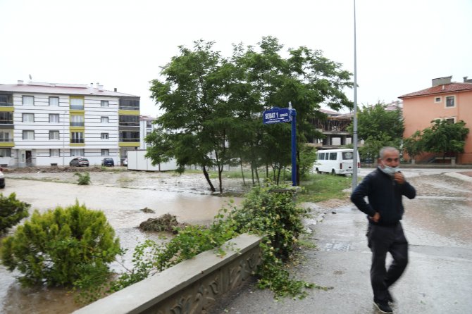 Çubuk’ta Yağıştan Tarım Arazileri Zarar Gördü