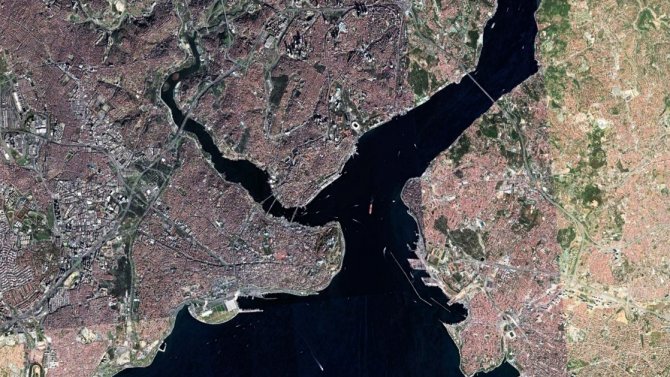 İ̇stanbul’daki Müsilaj Uzaydan Görüntülendi