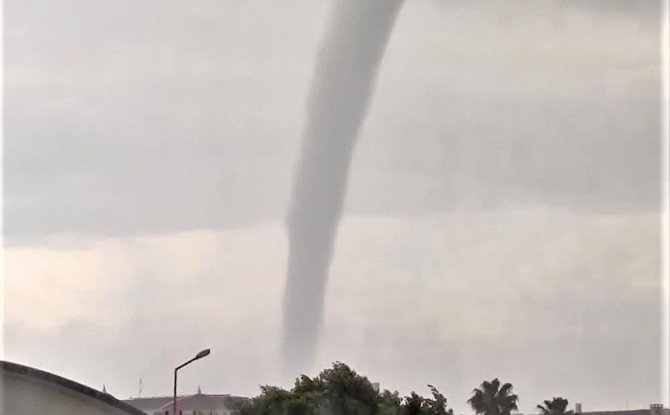 Antalya’da Korkutan Hortum