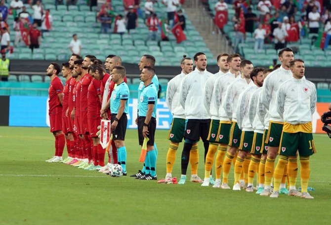 2020 Avrupa Futbol Şampiyonası: Türkiye: 0 - Galler: 0 (Maç Devam Ediyor)