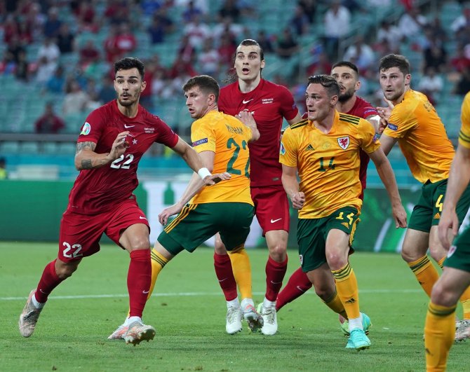 Euro 2020 Avrupa Şampiyonası: Türkiye: 0 - Galler: 1 (İ̇lk Yarı)