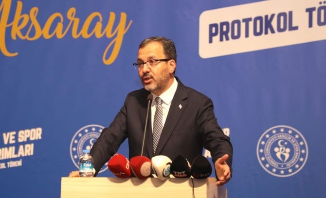 Bakan Kasapoğlu Yatırım Protokolü İçin Aksaray’a Geldi