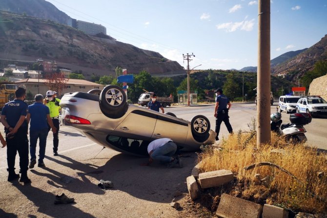 Gümüşhane’de Trafik Kazası: 1 Yaralı