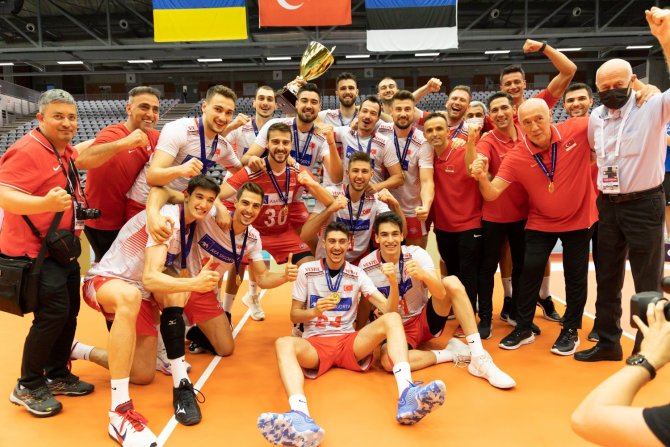 A Milli Erkek Voleybol Takımı, Avrupa Altın Ligi Şampiyonu