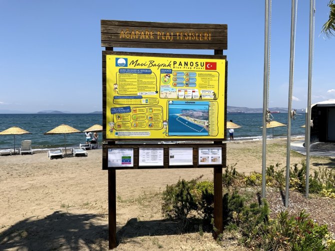 Aliağa Ağapark Plajı 5. Kez Mavi Bayrak İle Taçlandırıldı