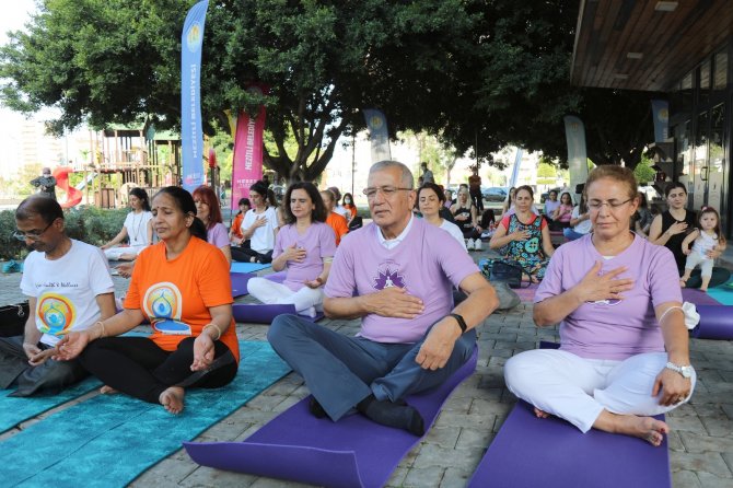 Uluslararası Yoga Günü Mezitli’de Kutlandı