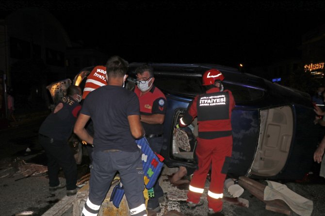 Fethiye’de İki Otomobilin Çarpıştığı Kazada 2’si Ağır 8 Kişi Yaralandı