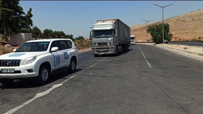 Bm’den İ̇dlib’e 46 Tır İnsani Yardım