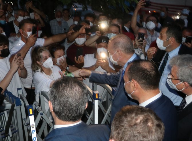 Cumhurbaşkanı Erdoğan’a Sevgi Seli