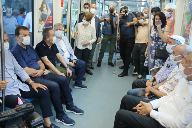 Antalya’da 3. Etap Raylı Sitemin Test Sürüşü Chp’li 10 Büyükşehir Belediye Başkanının Katılımıyla Başladı