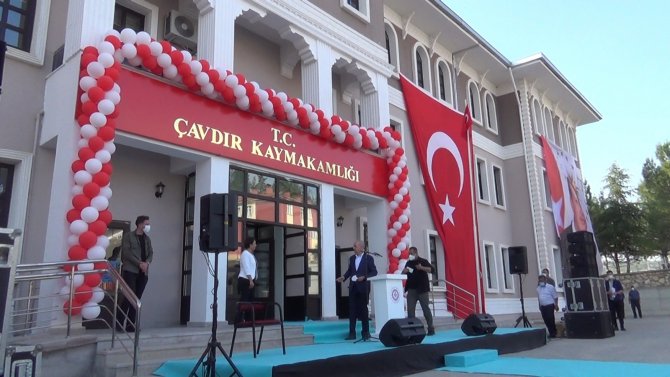 Numan Kurtulmuş, Çavdır Kaymakamlık Binasının Açılışına Katıldı