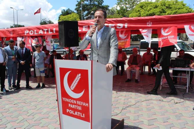 Yeniden Refah Partisi Genel Başkanı Erbakan, Polatlı’da Çiftçiler İle Buluştu