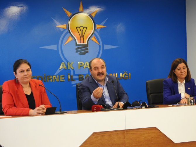 Sanayi Ve Teknoloji Bakanı Varank: “Edirne’yi Chp Zulmünden Kurtarmamız Lazım”