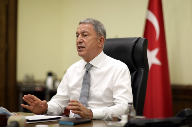 Milli Savunma Bakanı Akar’dan, Video Telekonferans Yöntemiyle Toplantı