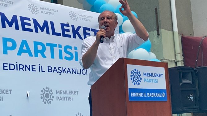 Memleket Partisi Genel Başkanı İ̇nce: "Kılıçdaroğlu, Gel Milletin Önünde Tartışalım"