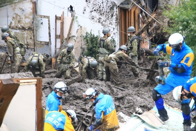 Japonya’daki Sel Ve Heyelan Felaketinde Can Kaybı 7’ye Yükseldi