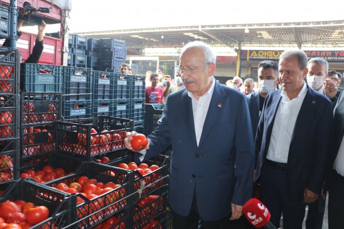 Kılıçdaroğlu, Mersin’de Hal Esnafıyla Buluştu