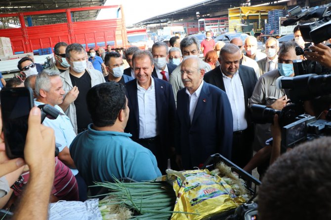 Kılıçdaroğlu, Mersin’de Hal Esnafıyla Buluştu