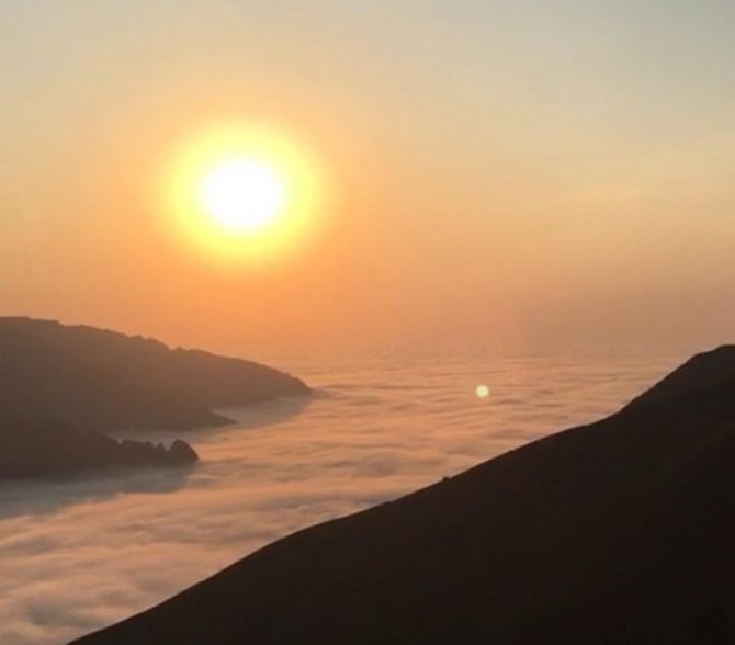Artvin’den Bulut Denizi Manzaraları