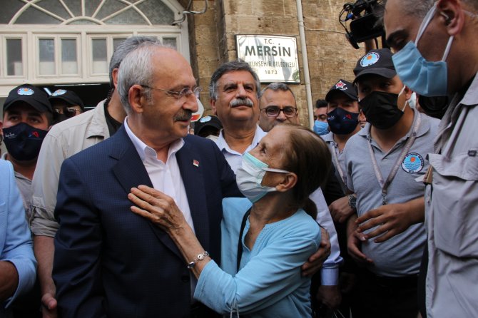 Kılıçdaroğlu, Mersin’de Çarşı Esnafıyla Bir Araya Geldi