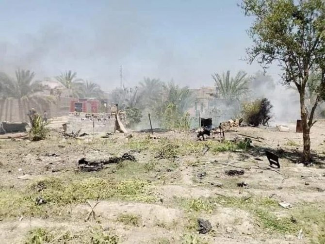 Ayn El-esed Askeri Üssü’ne Saldırı Düzenleyen Kamyondaki Roketler Patladı