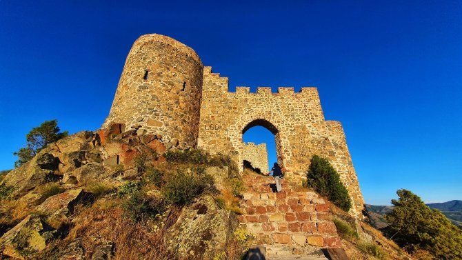 660 Yıllık Kalenin Surlarından Enfes Günbatımı Manzaraları