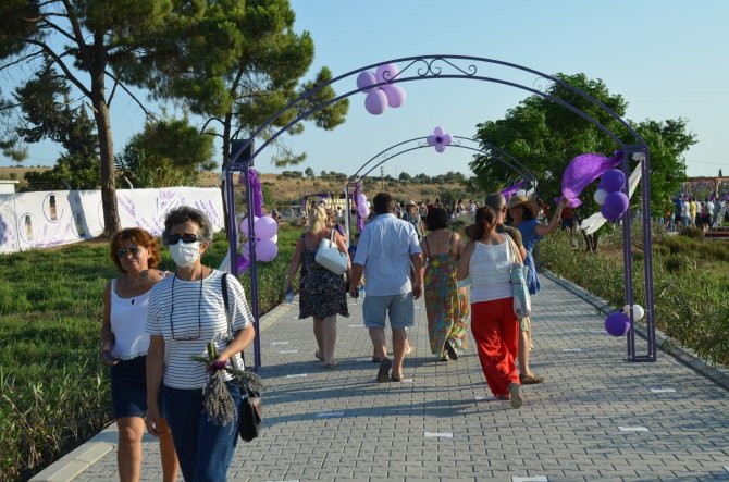 Didim Belediyesi’nin Lavanta Bahçesi Doğal Stüdyoya Dönüştü