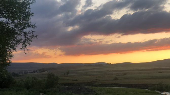 Kars’ta Gün Batımı Hayran Bıraktı