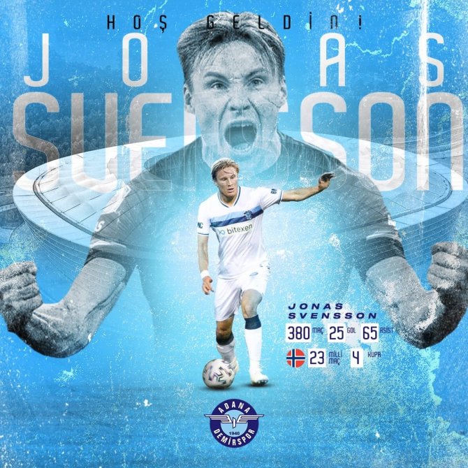 Jonas Svensson Adana Demirspor’da