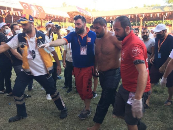 Başpehlivan Kara Hastaneye Kaldırıldı