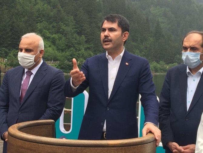 Bakan Kurum: “Amacımız Uzungölümüz’ü Eski Haline Getirmek, Gelecek Nesillere En Güzel Haliyle Bırakmaktır”