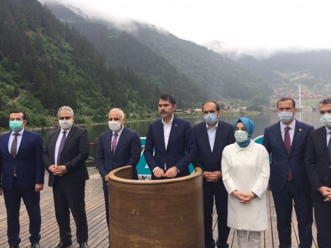 Bakan Kurum: “Amacımız Uzungölümüz’ü Eski Haline Getirmek, Gelecek Nesillere En Güzel Haliyle Bırakmaktır”