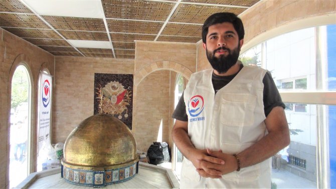 Minia Kudüs Tırına Yoğun İlgi
