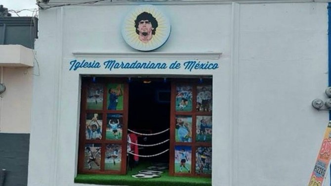 Meksika’da Maradona Adına Kilise Açıldı