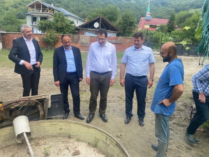 Selde Hayatını Kaybeden Vatandaşın Ailesini Ziyaret Ettiler