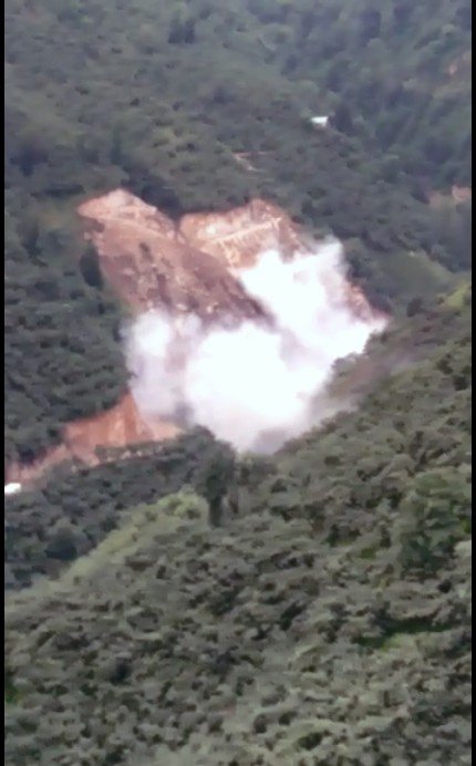 Taş Ocağında Korkutan Patlama
