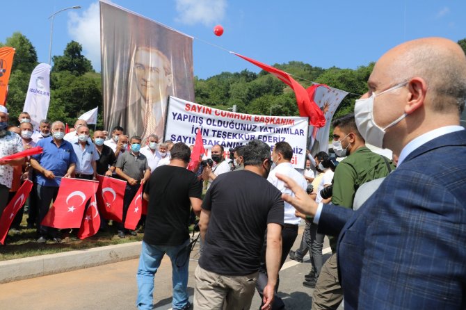 Cumhurbaşkanı Erdoğan Ankara’dan Katıldı, Bartın Yolu Görkemli Törenle Açıldı