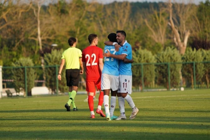 Trabzonspor’dan Bol Gollü Prova