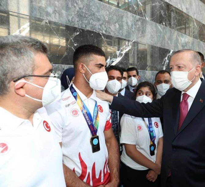 Haliliye’nin Şampiyonlarından Cumhurbaşkanına Ziyaret