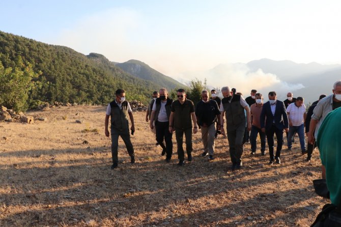 Bakan Pekdemirli: "Bugün Çıkan 20 Yangının 18’i Kontrol Altına Alındı"
