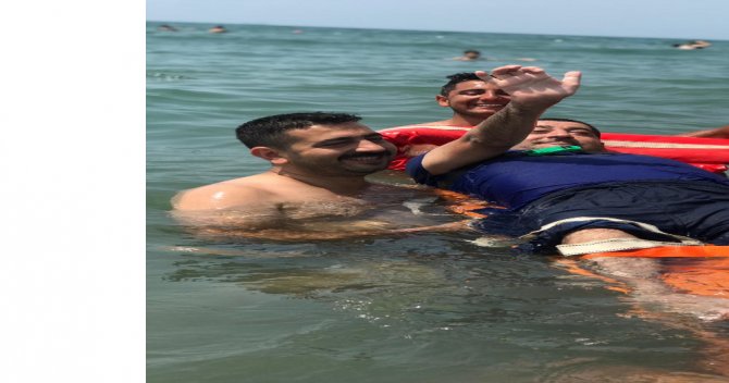 Hayatında İlk Kez Denize Girmenin Mutluluğunu Yaşadı