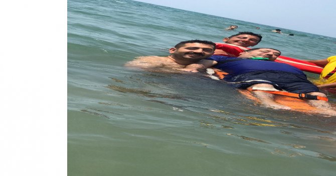 Hayatında İlk Kez Denize Girmenin Mutluluğunu Yaşadı