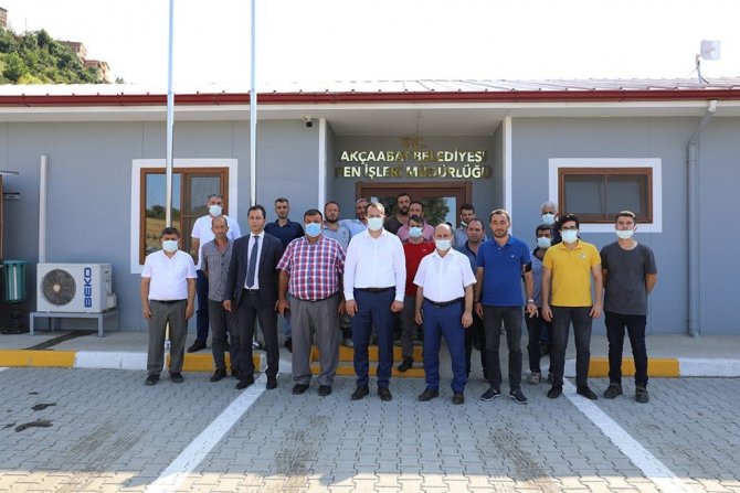 Başkan Ekim, Mesai Arkadaşlarıyla Bayramlaştı