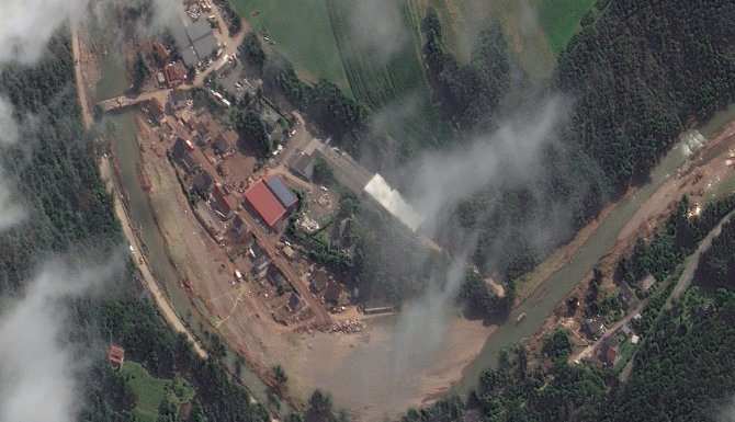 Felaketin Vurduğu Schuld Köyü Uydu Fotoğrafı Yayınlandı