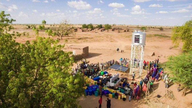 Nijer’in Başkenti Niamey’de Su Kuyusu Açıldı