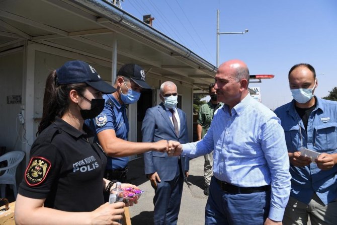 İ̇çişleri Bakanı Soylu Kilis’te
